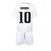 Real Madrid Luka Modric #10 Fotballklær Hjemmedraktsett Barn 2022-23 Kortermet (+ korte bukser)
